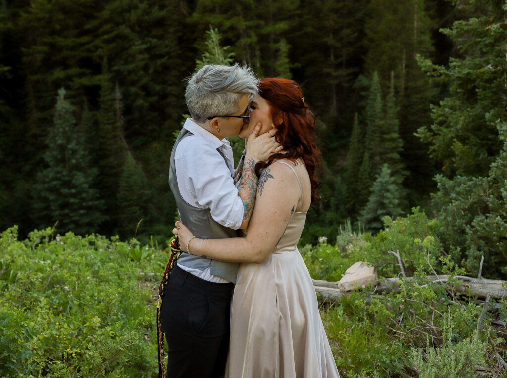 LGBTQIA+ mountain elopement in Salt Lake City, Utah
